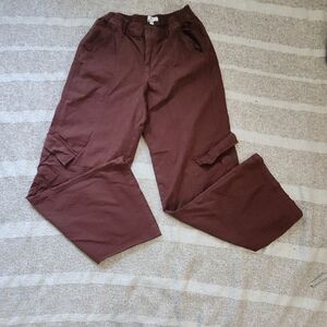 BP Womans Dark Brown Cargo Pants